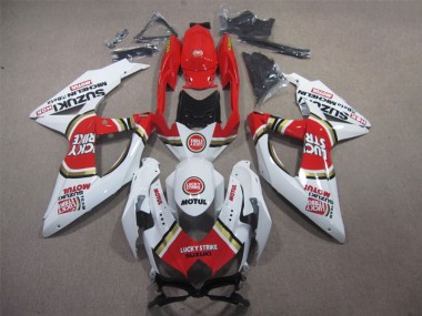 Blanco Lucky Strike Rojo Motul Carenado Moto Suzuki GSXR 600 K8 08-10