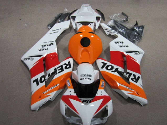 Blanco Naranja Repsol Carenado Moto Honda CBR 1000 RR 04-05 Blanco Naranja Repsol Carenado Moto Honda CBR 1000 RR 04-05