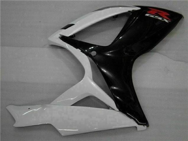 Blanco Negro ABS Moto Plástica Suzuki GSXR 600 / 750 K6 06-07 Blanco Negro ABS Moto Plástica Suzuki GSXR 600 / 750 K6 06-07