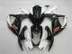 Blanco Negro ABS Moto Plástica Suzuki GSXR 600 / 750 K6 06-07 Blanco Negro ABS Moto Plástica Suzuki GSXR 600 / 750 K6 06-07