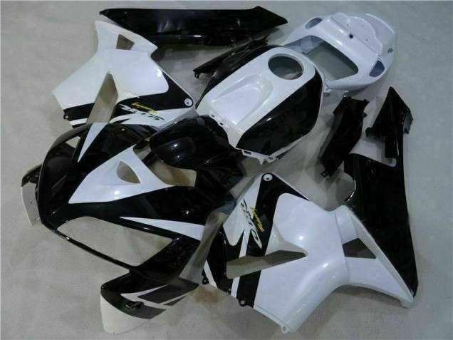 Blanco Negro ABS Moto Plástico Honda CBR 600 RR 05-06