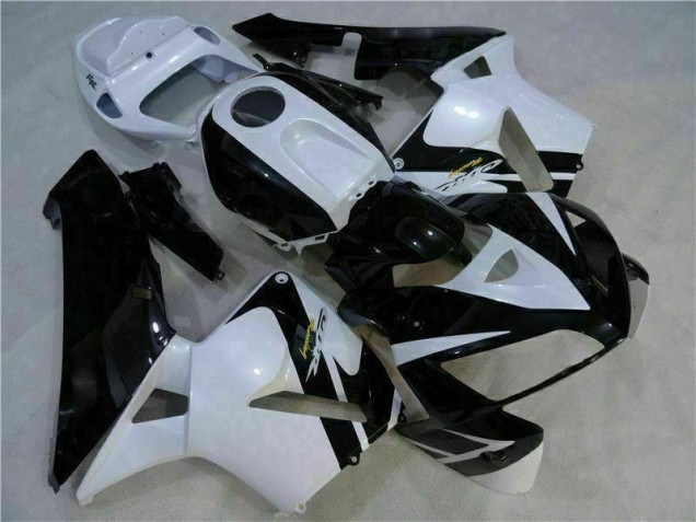 Blanco Negro ABS Moto Plástico Honda CBR 600 RR 05-06