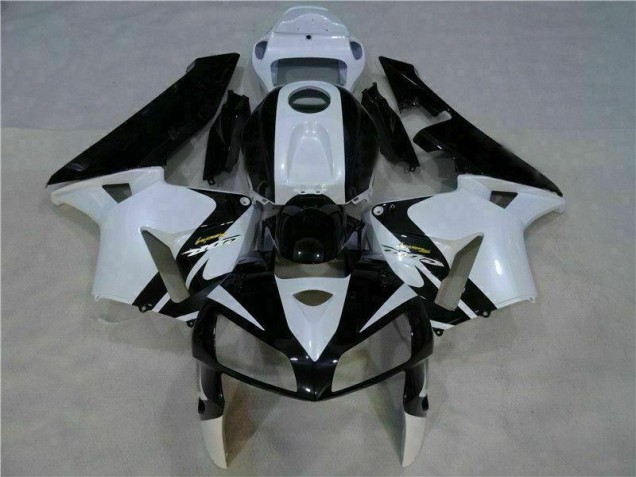 Blanco Negro ABS Moto Plástico Honda CBR 600 RR 05-06