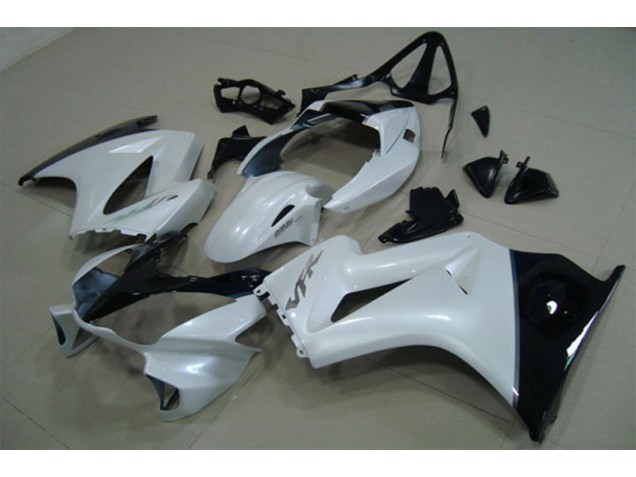 Blanco Negro ABS Moto Plástico Honda VFR 800 02-13 Blanco Negro ABS Moto Plástico Honda VFR 800 02-13