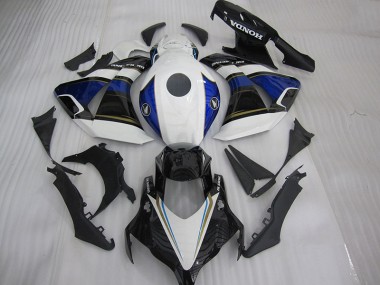 Blanco Negro Azul Carenado Moto Honda CBR 1000 RR 08-11