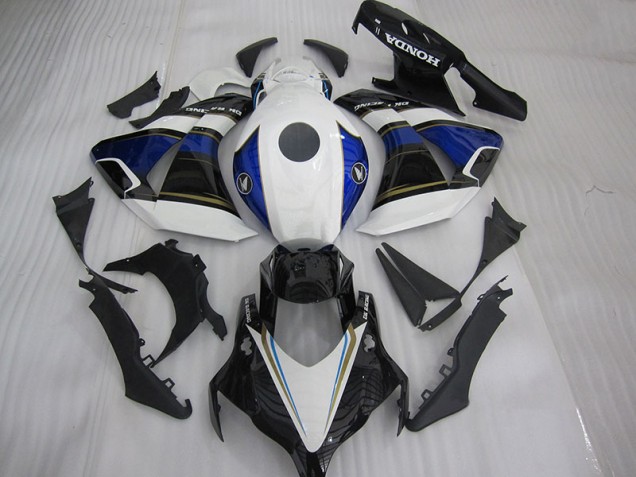 Blanco Negro Azul Carenado Moto Honda CBR 1000 RR 08-11 Blanco Negro Azul Carenado Moto Honda CBR 1000 RR 08-11