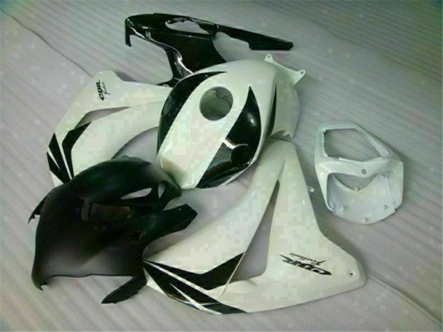 Blanco Negro Carenado Moto & Plástico Honda CBR 1000 RR 08-11 Blanco Negro Carenado Moto & Plástico Honda CBR 1000 RR 08-11