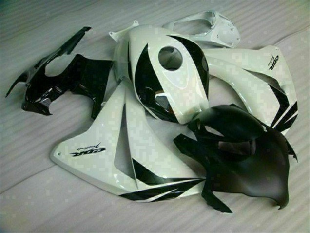 Blanco Negro Carenado Moto & Plástico Honda CBR 1000 RR 08-11 Blanco Negro Carenado Moto & Plástico Honda CBR 1000 RR 08-11