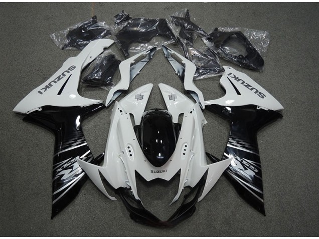 Blanco Negro Carenado Moto & Plástico Suzuki GSXR 750 K11 11-21