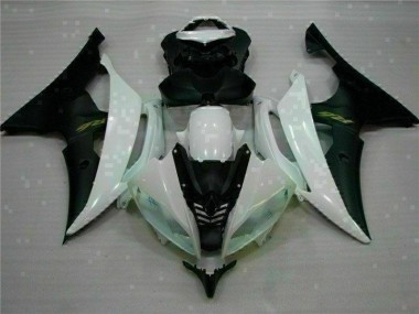 Blanco Negro Carenado Moto & Plástico Yamaha R6 08-16