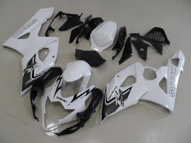 Blanco & Negro Carenado Moto Suzuki GSXR 1000 K5 05-06 Blanco & Negro Carenado Moto Suzuki GSXR 1000 K5 05-06