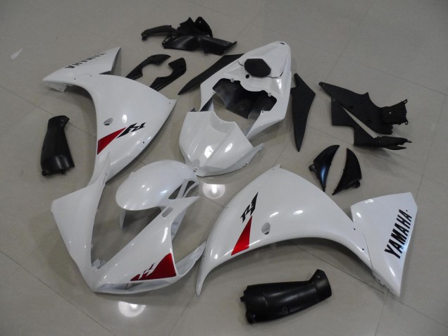 Blanco Negro Carenado Moto Yamaha R1 12-14 Blanco Negro Carenado Moto Yamaha R1 12-14