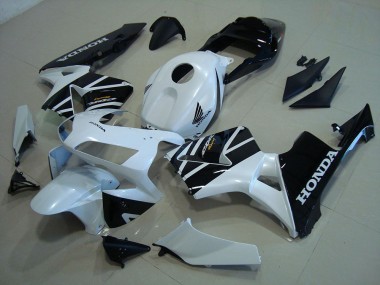 Blanco Negro Carenados Moto Honda CBR 600 RR 03-04