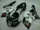 Blanco Negro Carrocería Motocicletas Suzuki GSXR 1000 K3 03-04 Blanco Negro Carrocería Motocicletas Suzuki GSXR 1000 K3 03-04