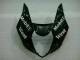 Blanco Negro Carrocería Motocicletas Suzuki GSXR 1000 K3 03-04 Blanco Negro Carrocería Motocicletas Suzuki GSXR 1000 K3 03-04