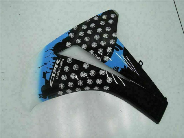 Blanco Negro Inyección Kit Carenado Moto Honda CBR 1000 RR 08-11 Blanco Negro Inyección Kit Carenado Moto Honda CBR 1000 RR 08-11