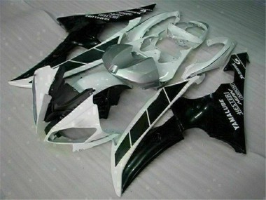 Blanco Negro Inyección Kits Carenado Moto Yamaha R6 08-16