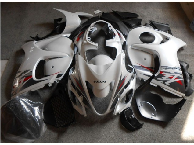 Blanco Negro Kit Carenado ABS Completo Suzuki GSXR 1300 Hayabusa 08-19 Blanco Negro Kit Carenado ABS Completo Suzuki GSXR 1300 Hayabusa 08-19