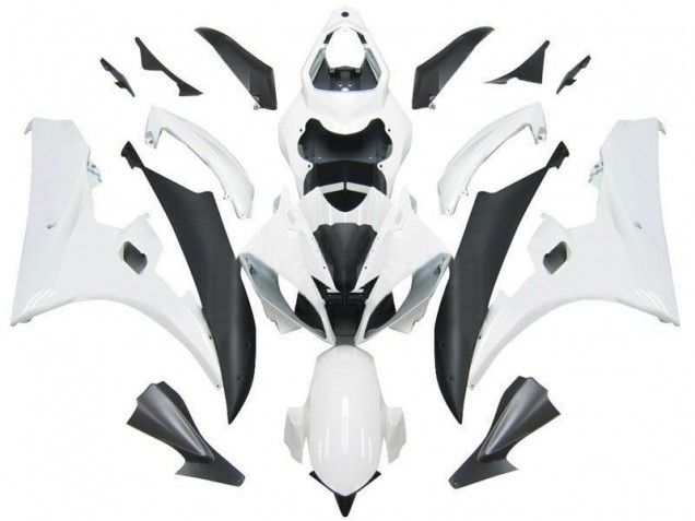 Blanco Negro Kit Carenado Moto Yamaha R6 06-07 Blanco Negro Kit Carenado Moto Yamaha R6 06-07