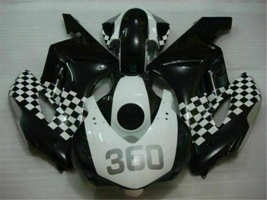 Blanco Negro Kit Completo Carenado Moto Honda CBR 1000 RR 04-05