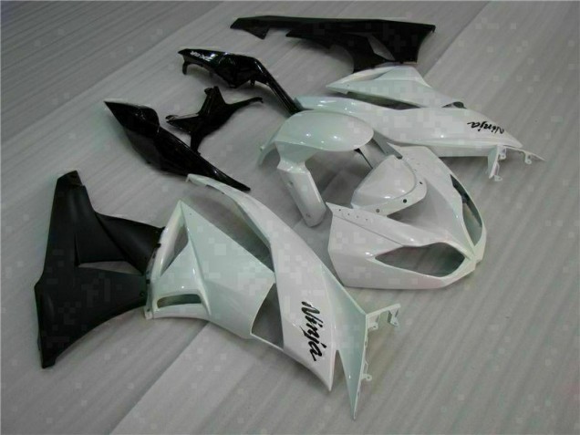 Blanco Negro Kits ABS Carenado Motocicleta Kawasaki ZX6R 09-12 Blanco Negro Kits ABS Carenado Motocicleta Kawasaki ZX6R 09-12