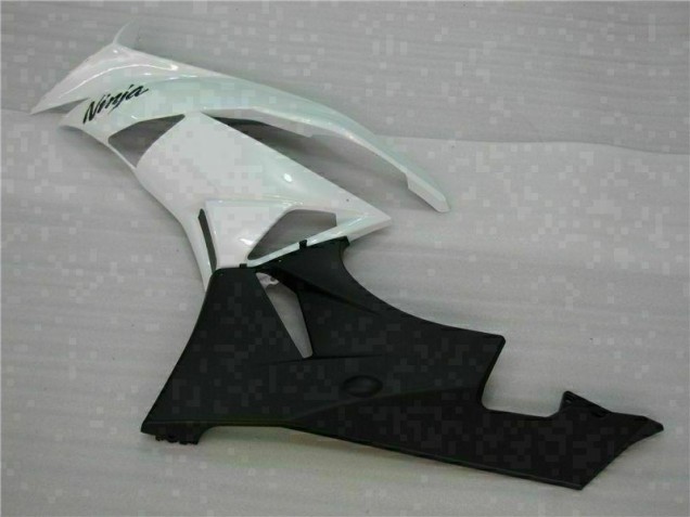 Blanco Negro Kits ABS Carenado Motocicleta Kawasaki ZX6R 09-12 Blanco Negro Kits ABS Carenado Motocicleta Kawasaki ZX6R 09-12