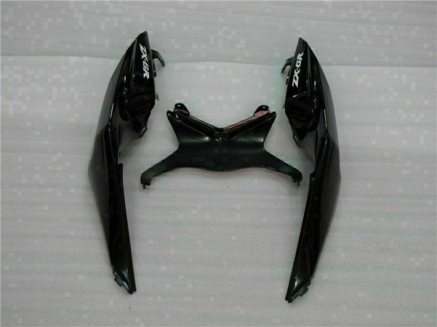 Blanco Negro Kits ABS Carenado Motocicleta Kawasaki ZX6R 09-12 Blanco Negro Kits ABS Carenado Motocicleta Kawasaki ZX6R 09-12