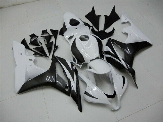 Blanco Negro Kits Completo Carenado Moto Honda CBR 600 RR 07-08 Blanco Negro Kits Completo Carenado Moto Honda CBR 600 RR 07-08