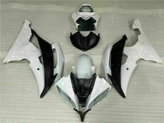 Blanco Negro Kits Completo Carenado Moto Yamaha R6 08-16 Blanco Negro Kits Completo Carenado Moto Yamaha R6 08-16