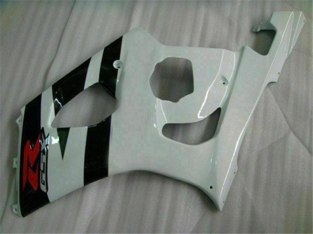 Blanco Negro Moto Plástica Suzuki GSXR 1000 K3 03-04 Blanco Negro Moto Plástica Suzuki GSXR 1000 K3 03-04