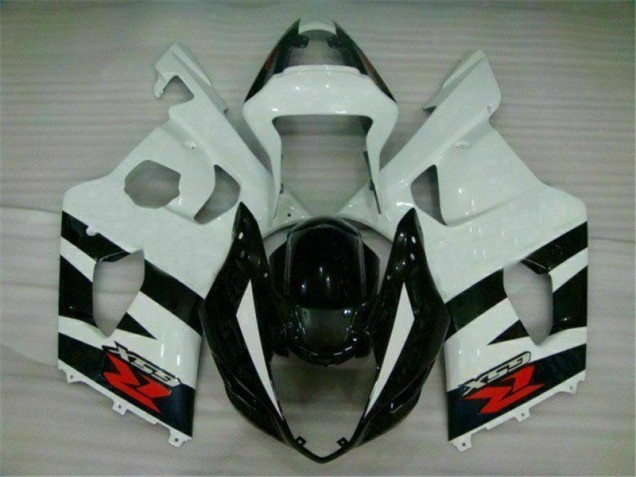 Blanco Negro Moto Plástica Suzuki GSXR 1000 K3 03-04 Blanco Negro Moto Plástica Suzuki GSXR 1000 K3 03-04