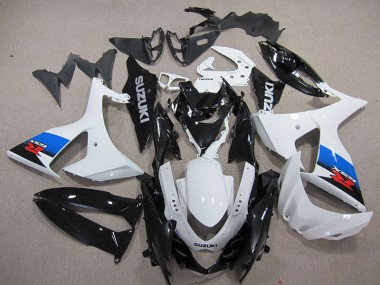 Blanco Negro Moto Plástico Suzuki GSXR 1000 K9 09-16
