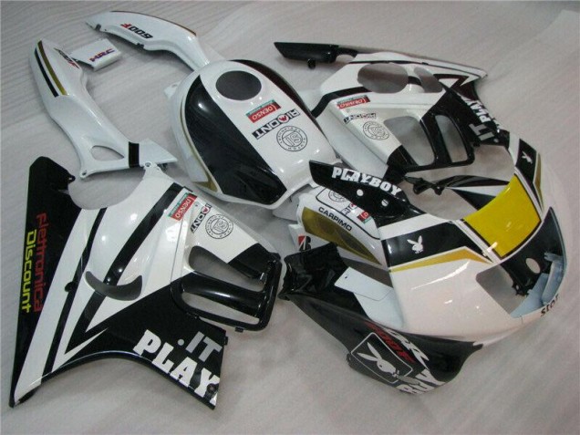 Blanco Negro Playboy Carenado Moto Honda CBR 600 F3 95-98 Blanco Negro Playboy Carenado Moto Honda CBR 600 F3 95-98