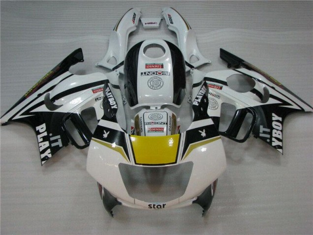 Blanco Negro Playboy Carenado Moto Honda CBR 600 F3 95-98 Blanco Negro Playboy Carenado Moto Honda CBR 600 F3 95-98