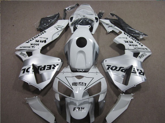 Blanco Negro Repsol Kit Carenado Moto Honda CBR 600 RR 05-06 Blanco Negro Repsol Kit Carenado Moto Honda CBR 600 RR 05-06