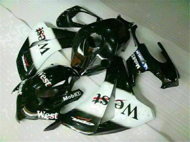 Blanco Negro West Carenado Moto Honda CBR 1000 RR 08-11 Blanco Negro West Carenado Moto Honda CBR 1000 RR 08-11