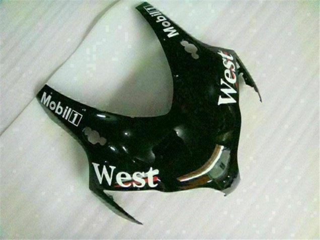 Blanco Negro West Carenado Moto Honda CBR 1000 RR 08-11 Blanco Negro West Carenado Moto Honda CBR 1000 RR 08-11