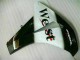 Blanco Negro West Carenado Moto Honda CBR 1000 RR 08-11 Blanco Negro West Carenado Moto Honda CBR 1000 RR 08-11