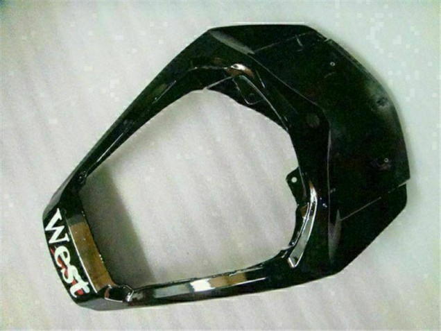 Blanco Negro West Carenado Moto Honda CBR 1000 RR 08-11 Blanco Negro West Carenado Moto Honda CBR 1000 RR 08-11