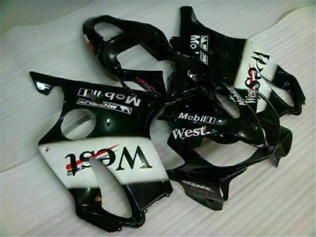 Blanco Negro West Carenado Moto Honda CBR 600 F4i 01-03 Blanco Negro West Carenado Moto Honda CBR 600 F4i 01-03
