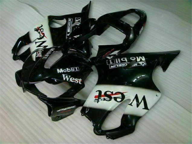 Blanco Negro West Carenado Moto Honda CBR 600 F4i 01-03 Blanco Negro West Carenado Moto Honda CBR 600 F4i 01-03