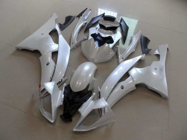 Blanco Perla Carrocería Motocicletas Yamaha R6 08-16 Blanco Perla Carrocería Motocicletas Yamaha R6 08-16