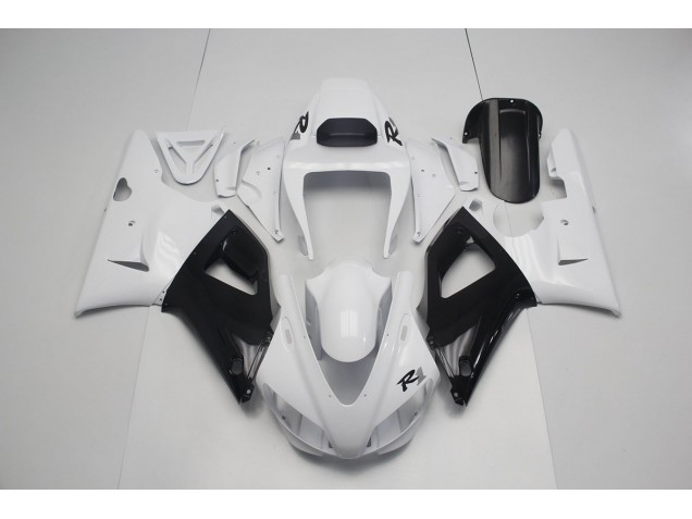 Blanco Perla Negro Carenado Moto Yamaha R1 98-99 Blanco Perla Negro Carenado Moto Yamaha R1 98-99