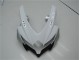 Blanco Plata Azul Carenado Moto Suzuki GSXR 600 / 750 K8 08-10 Blanco Plata Azul Carenado Moto Suzuki GSXR 600 / 750 K8 08-10