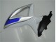 Blanco Plata Azul Carenado Moto Suzuki GSXR 600 / 750 K8 08-10 Blanco Plata Azul Carenado Moto Suzuki GSXR 600 / 750 K8 08-10