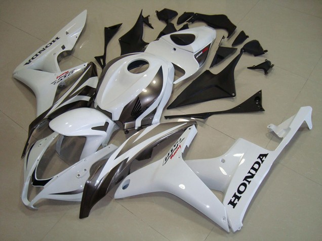 Blanco Plata Carenado Moto Honda CBR 600 RR 07-08 Blanco Plata Carenado Moto Honda CBR 600 RR 07-08