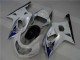 Blanco Plata Carenado Moto Suzuki GSXR 600 / 750 K1 K2 K3 01-03 Blanco Plata Carenado Moto Suzuki GSXR 600 / 750 K1 K2 K3 01-03