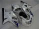 Blanco Plata Carenado Moto Suzuki GSXR 600 / 750 K1 K2 K3 01-03 Blanco Plata Carenado Moto Suzuki GSXR 600 / 750 K1 K2 K3 01-03