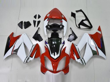 Blanco Rojo Carenado Moto Honda VFR 800 02-13