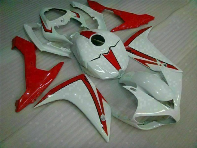 Blanco Rojo Carenado Moto Yamaha R1 07-08 Blanco Rojo Carenado Moto Yamaha R1 07-08